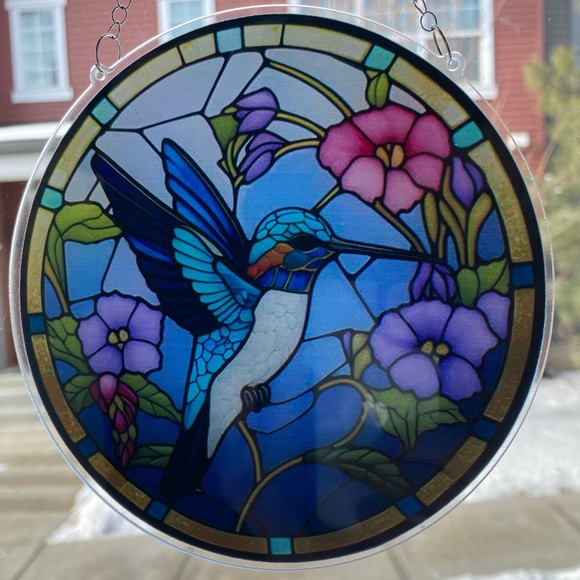 Other - 🟣2 for $25🟣 humming bird hanging window decor indoor